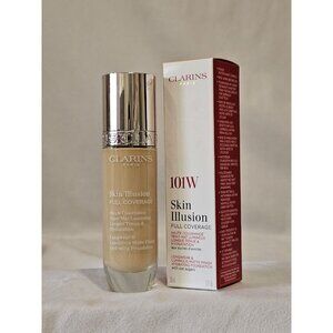 New CLARINS Skin Illusion Full Coverage Foundation shade 101W